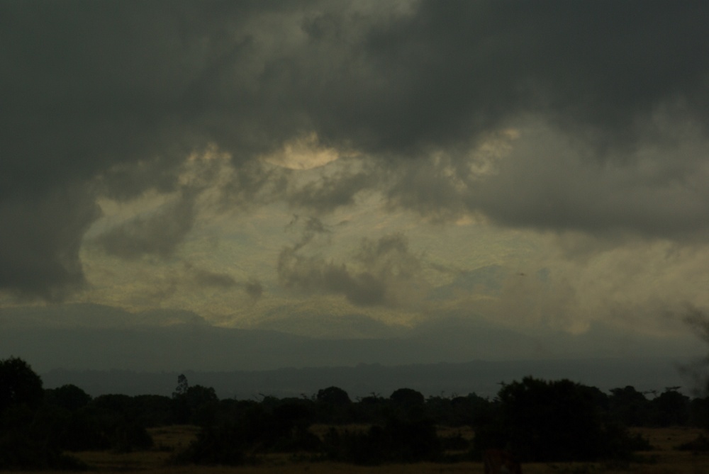 Storm over Mt. Kenya