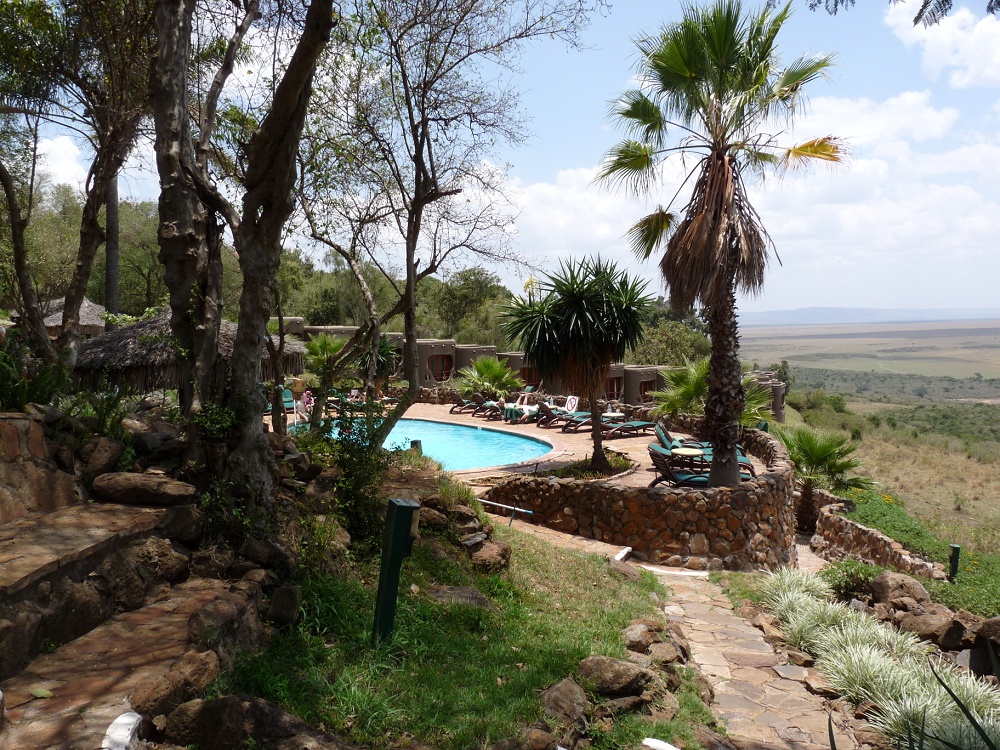 The pool at Mara Serena Lodge