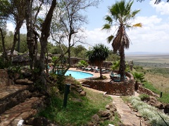 The pool at Mara Serena Lodge